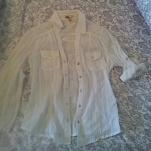 White button down shirt